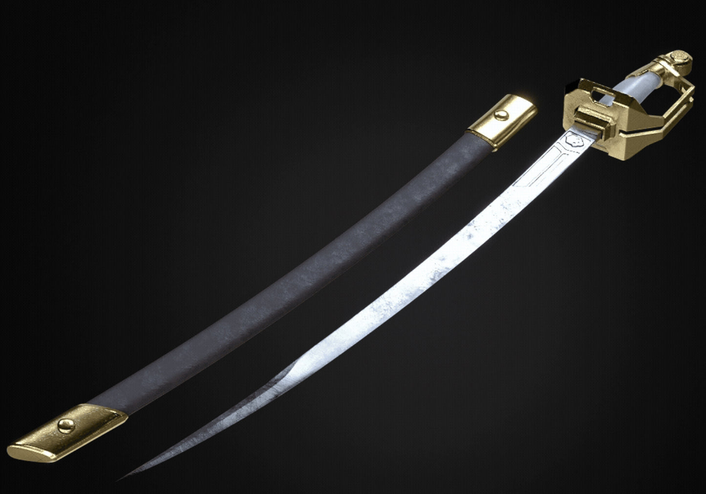 Helldivers 2 CQC-2 Saber Model Kit! Physical item! DIY! 3d Print!