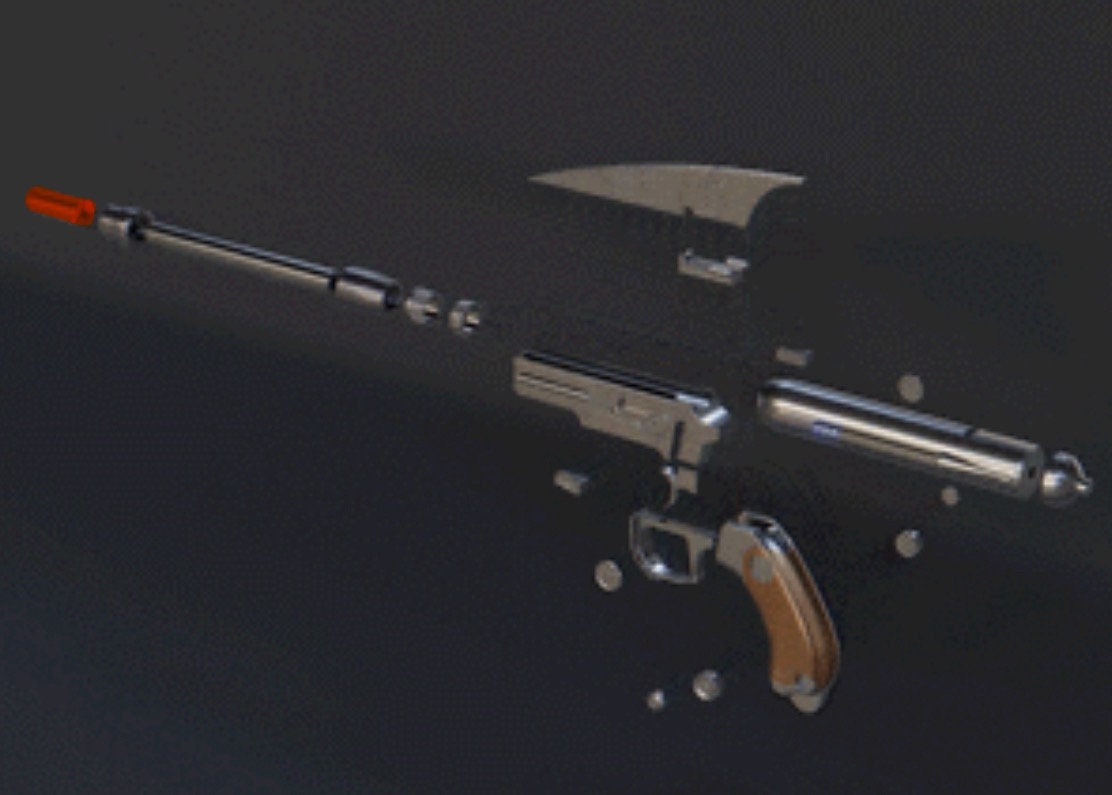 Jedi: Survivor Caij Vanda’s Blaster! Physical Item! Model Kit! DIY!