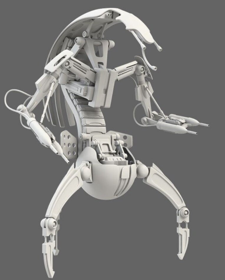 DroidDivision DK Droid Inspired Fan Art! 6 Feet Tall! Life Sized! DIY Model Kit!