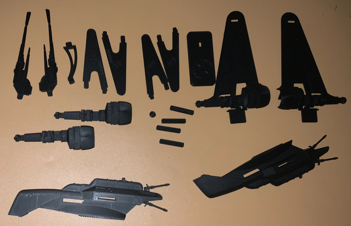 X-Wing, Tie Fighter, and ARC-170 Model Kits! Physical Item! Simple to Assemble!