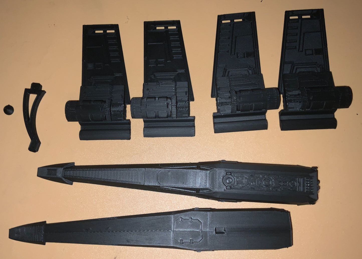 X-Wing, Tie Fighter, and ARC-170 Model Kits! Physical Item! Simple to Assemble!