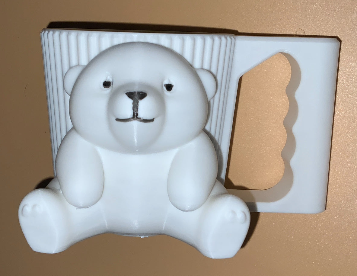 Ice Cream Pint Holder! Polar Bear, Mando, C3PO, Darth Vader! Physical Item! Great Gift!