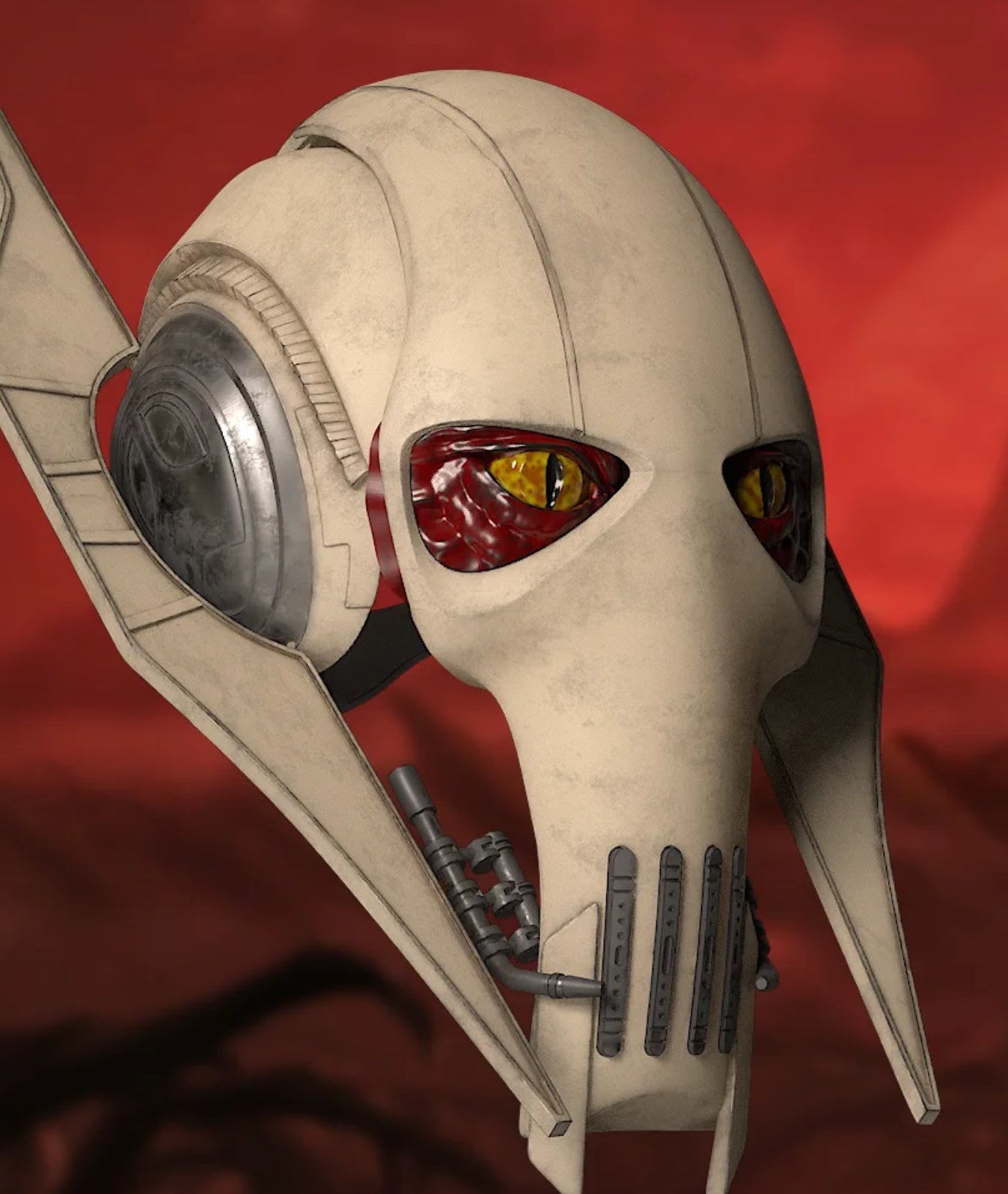 Wearable General Grievous Helmet Kit! DIY! Physical Item! Cosplay, Costume, Halloween, etc…