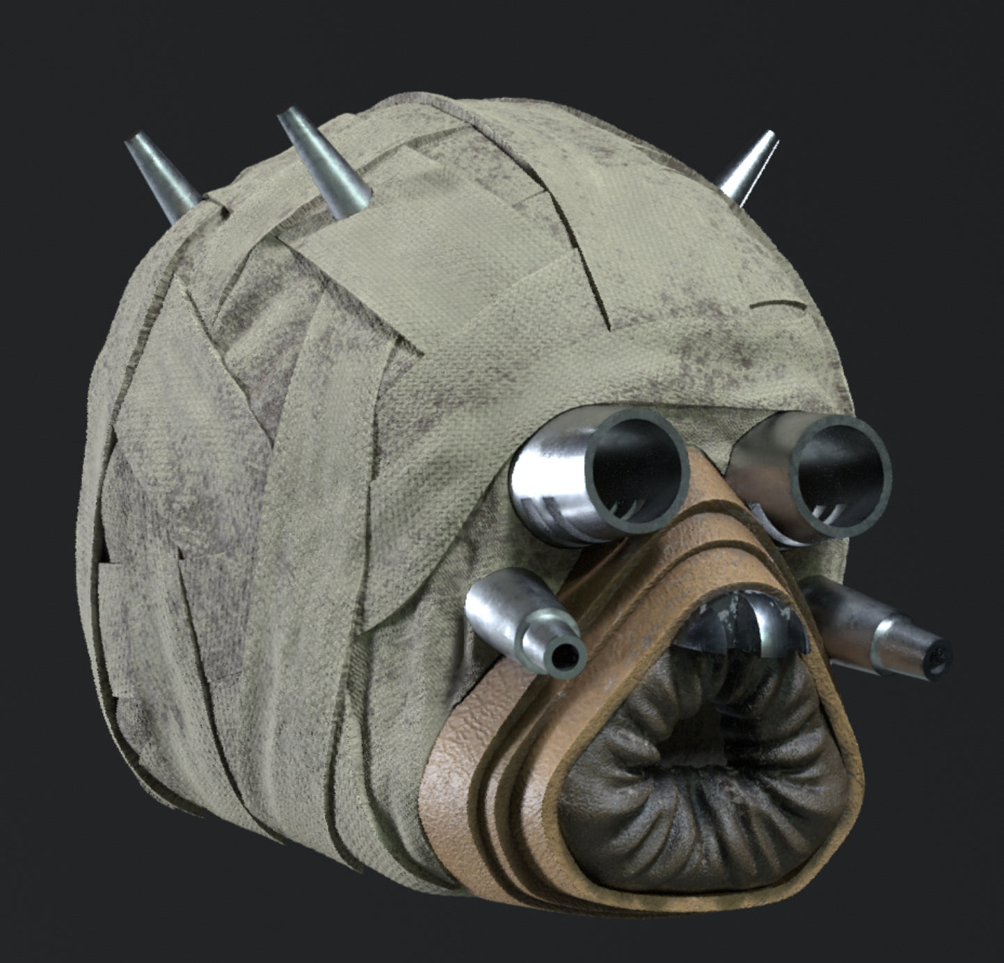 Wearable Tusken Raider Helmet Kit! DIY! Physical Item! Cosplay, Costume, Halloween, etc…