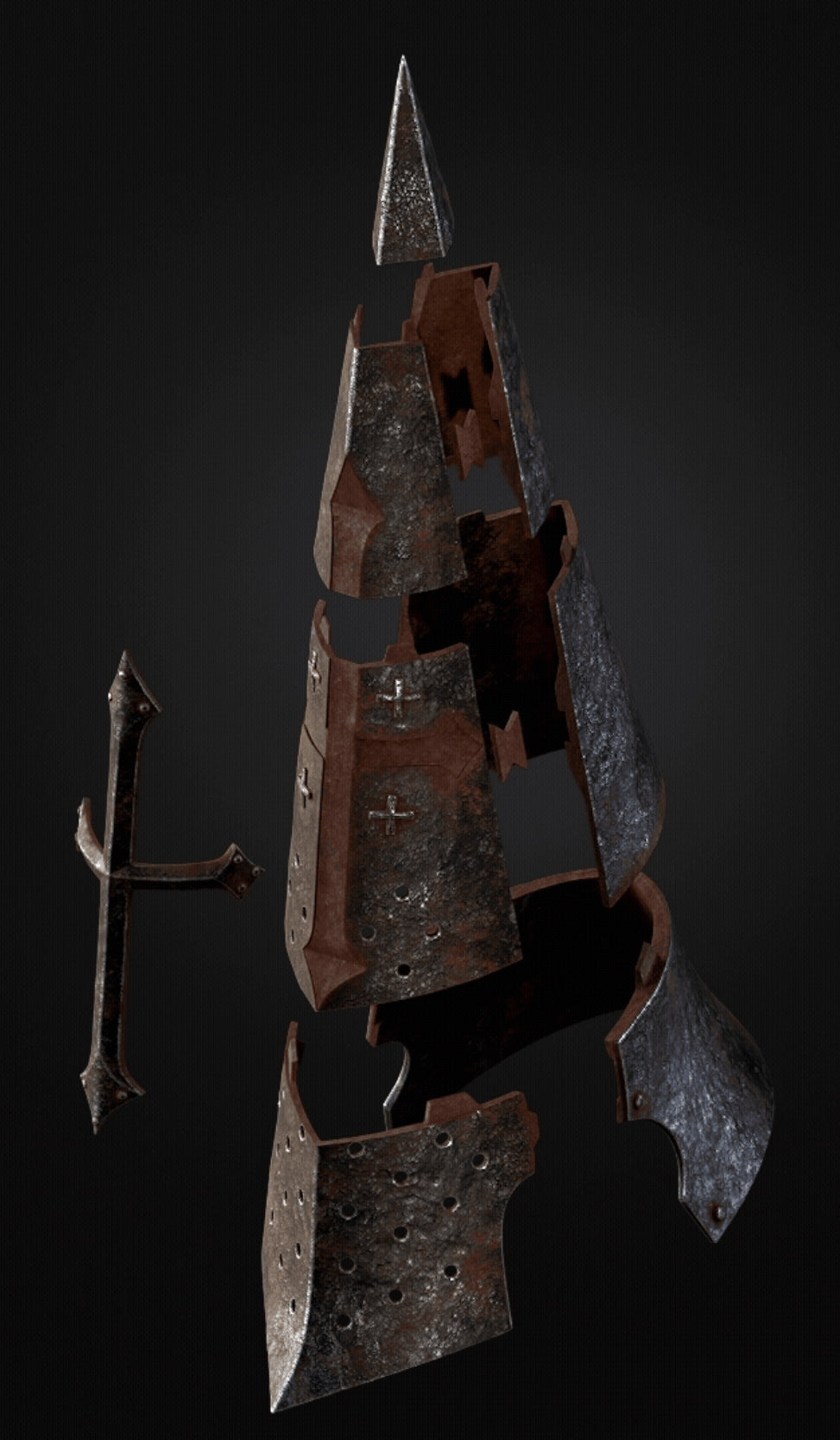 Trench Crusade Pilgrim Helmet Kit! DIY! Physical Item! Cosplay, Costume, Halloween, etc…