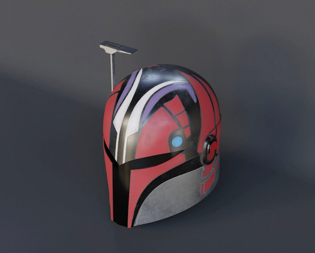 Sabine Wren Helmet! Physical Item! Cosplay, Costume, Halloween, etc…