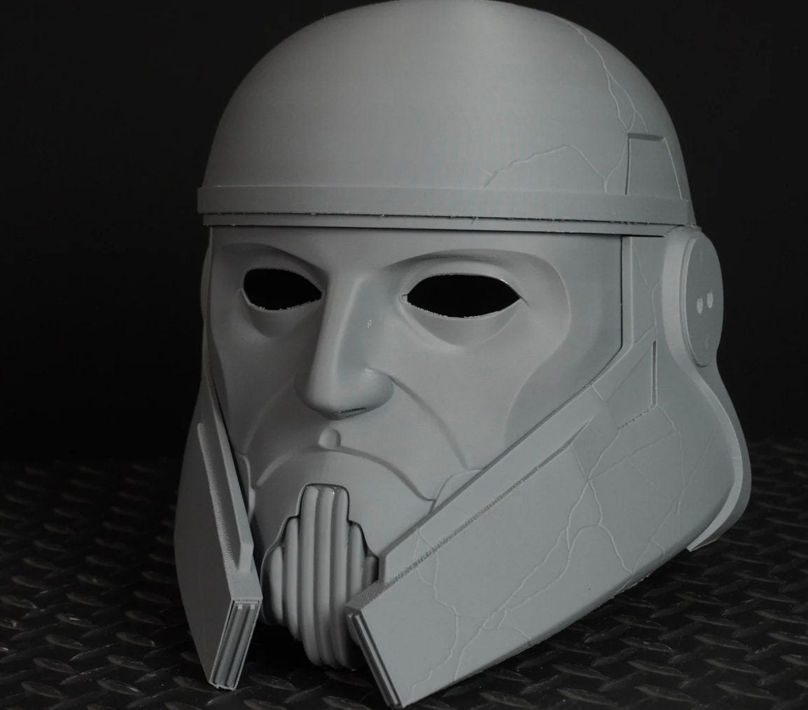 Enoch Night Trooper Cracked Helmet! DIY! Physical Item! Cosplay, Costume, Halloween, etc…