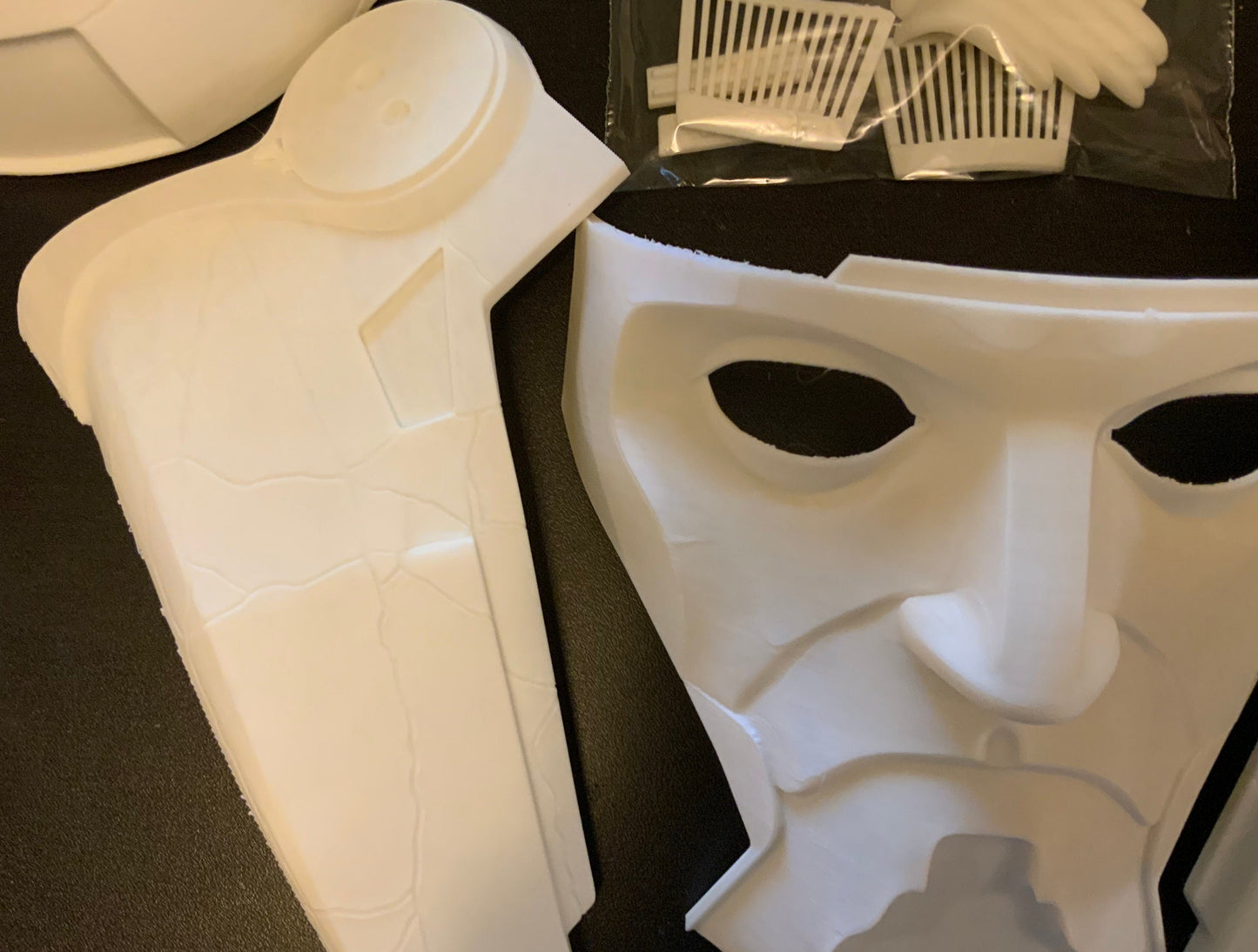 Enoch Night Trooper Cracked Helmet! DIY! Physical Item! Cosplay, Costume, Halloween, etc…