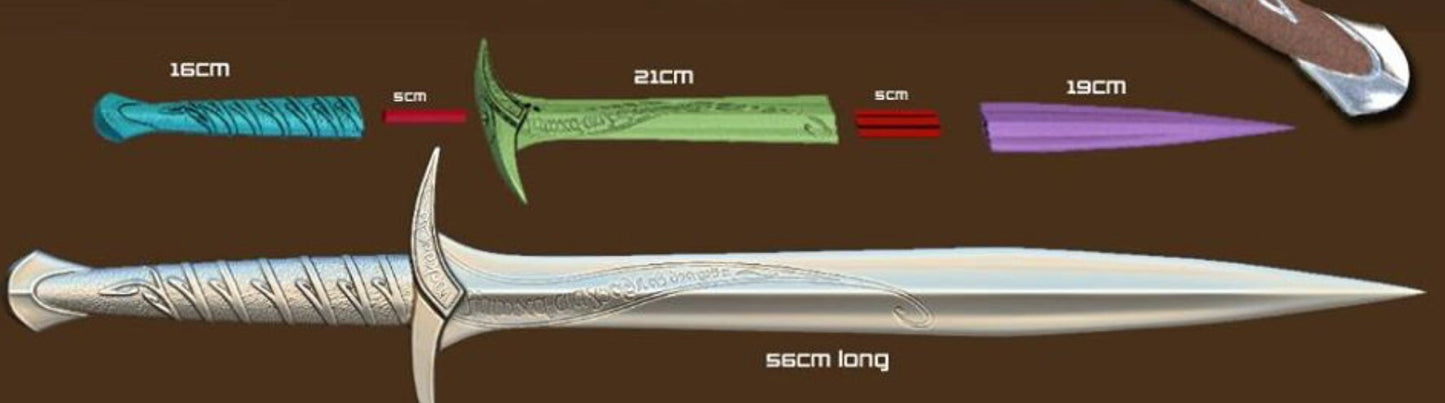 LOTR Stinger Sword Model Kit! DIY! Costume, Display, etc…