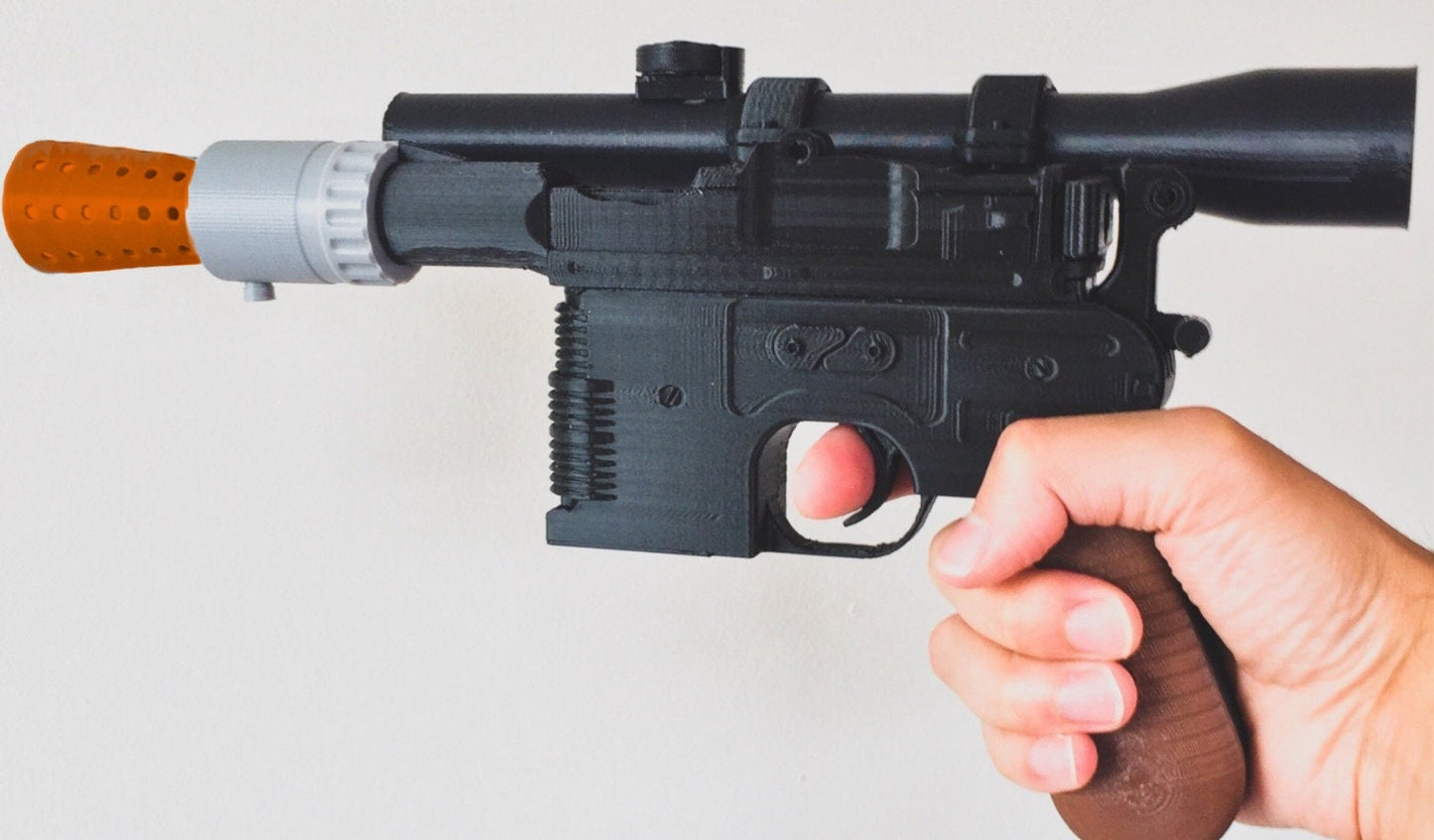 Han Solo Heavy Blaster Replica! Physical Item!