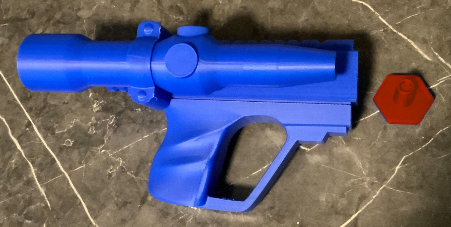 3D Print Scout Trooper EC-17 Holdout Blaster Pistol Model Kit! DIY!