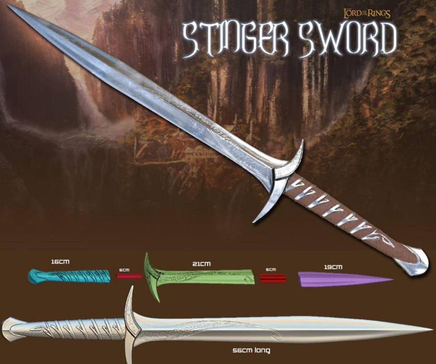 LOTR Stinger Sword Model Kit! DIY! Costume, Display, etc…