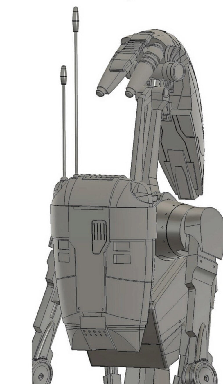 Battle Droid Backpack! DIY! Physical Item! Cosplay, Costume, Halloween, etc…