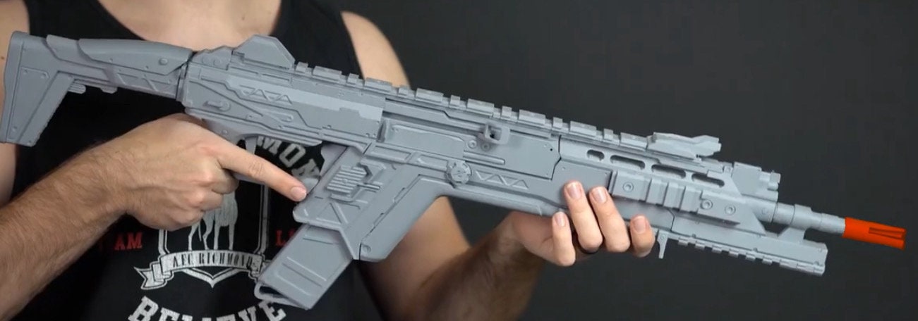 3D Print Titanfall R-201 Model Kit! DIY!