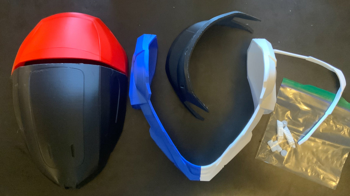 Halo Noble 6 (Mk V [B]) helmet Kit! DIY! Physical Item! Cosplay, Costume, Halloween, etc…